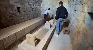 Bayram öncesi türbe temizliği yapıldı