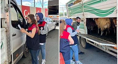 Bayram öncesi yol kontrol noktalarında yoğun mesai