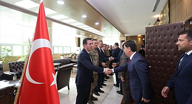  Bayramlaşma töreni düzenlendi