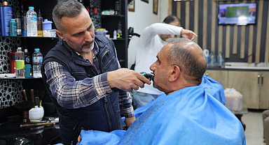 Berberlerin bayram mesaisi başladı   