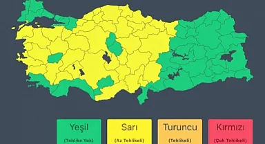 Bu illerde oturanlar dikkat! Bakanlık haritalı paylaşım yapıp uyardı