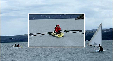Buzlar çözüldü, su sporları sezonu başladı