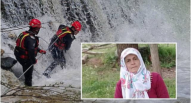 Çaya düşerek kaybolan kadını arama çalışmalarında 7. gün