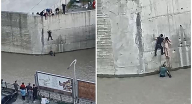 Dere yatağında nefes kesen kurtarma