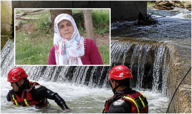 Dereye düşen kadının cansız bedenine ulaşıldı!