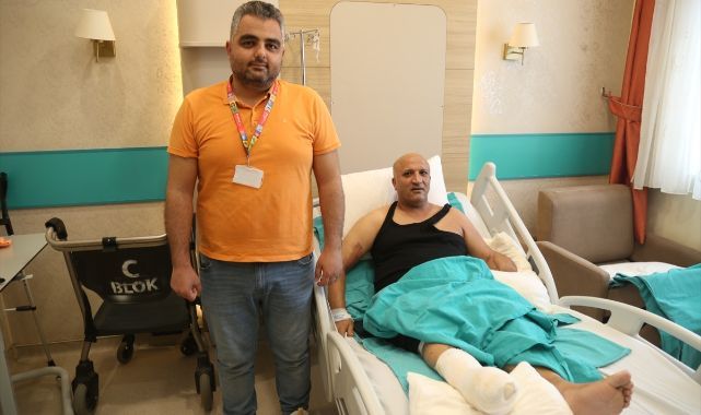 Elektrik akımında bir kolunu kaybetti, 