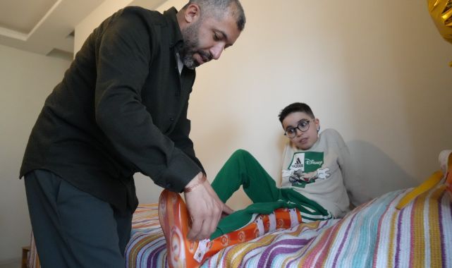 Erzurum'da Ahmet Sami kendisine uzanacak yardım elini bekliyor