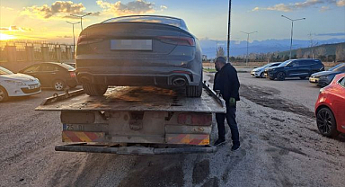 Erzurum'da alkollü sürücüye 250 bin lira ceza kesildi