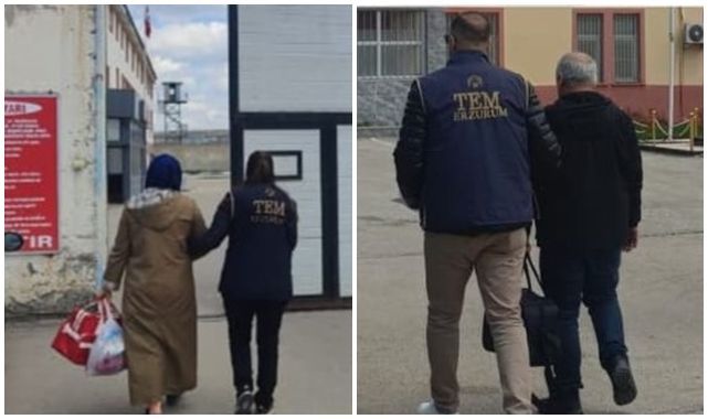 Erzurum’da FETÖ operasyonu! Cezaevine teslim edildiler