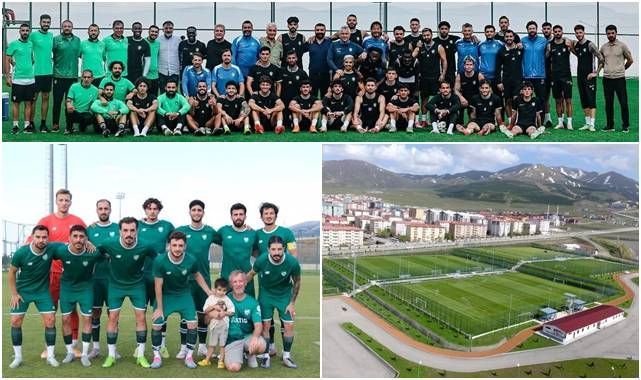 Erzurum'da kamp yapan takımlar başarılarıyla dikkat çekti