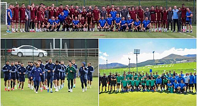 Erzurum'da kamp yapan takımlar başarılarıyla dikkat çekti