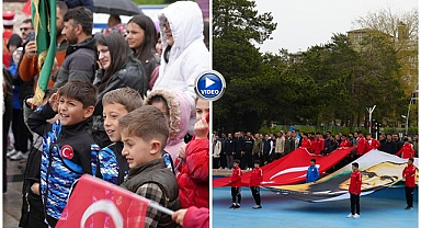 Erzurum’da yağmur altında 19 Mayıs coşkusu
