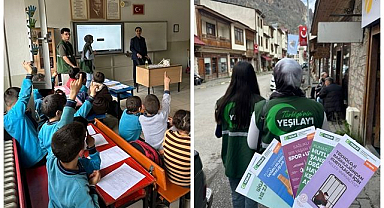 Erzurum'da Yeşilay gönüllüleri sahada
