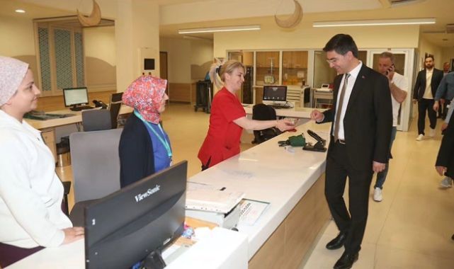 Erzurum Şehir Hastanesi’nde bayram mesaisi