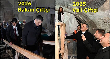 Fetih Camii'ni bu kez bakan olarak inceledi