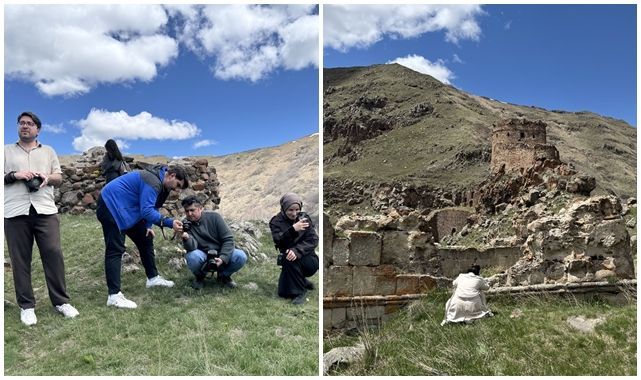 Fotoğraf tutkunları tarihi mekanlarda çekim yaptı