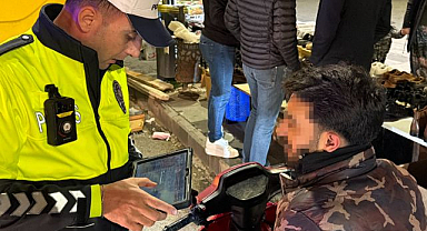 Huzur operasyonu: 20 araca ceza