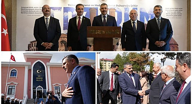 İçişleri Bakanı Mustafa Çiftçi Erzurum Valiliği’ni ziyaret etti