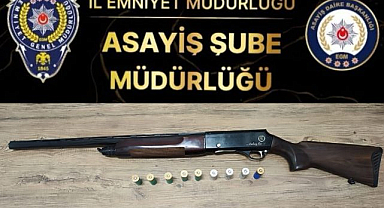 İş yeri önünde havaya ateş açan şüpheli yakalandı