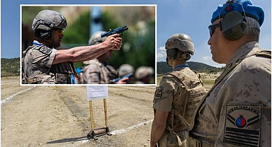 Jandarmanın şampiyon nişancıları 