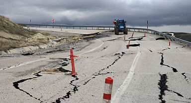 Kara yolunda kayma: Güzergah riskli hale geldi