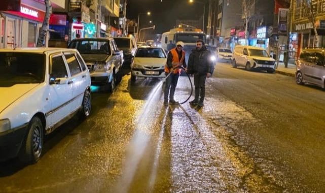 Kent merkezinde bahar temizliği 
