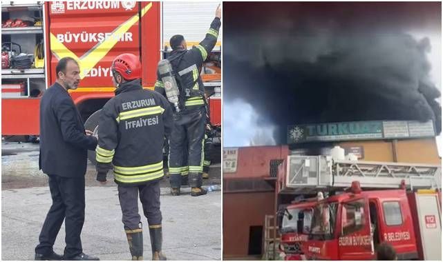 Keresteciler Sitesi'nde korkutan yangın!