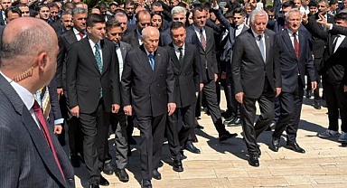 MHP Genel Başkanı Bahçeli, Ülkücü Şehitler Anıtı'nı ziyaret etti