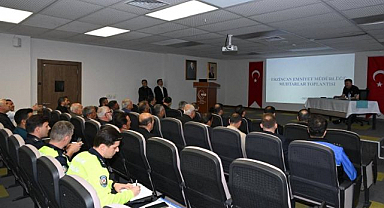 Muhtarlara güvenlik toplantısı 