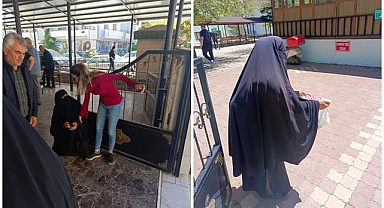 Namaz öncesi ekiplerden dilenci operasyonu   