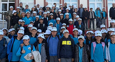Öğrencilere çevre dostu yaşam anlatıldı