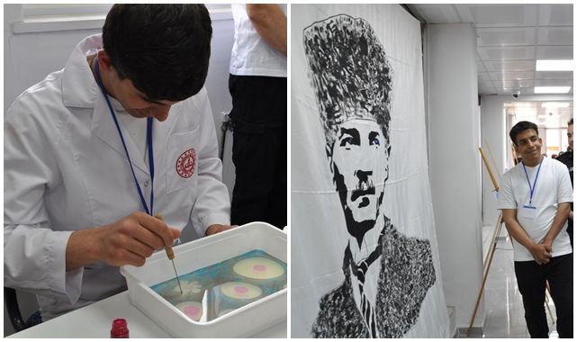 Özel gereksinimli öğrencilerden anlamlı sergi