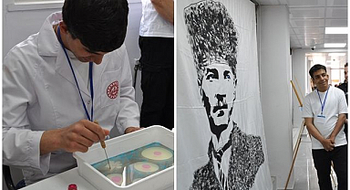 Özel gereksinimli öğrencilerden anlamlı sergi