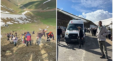 Pancar işçilerini taşıyan minibüs şarampole devrildi