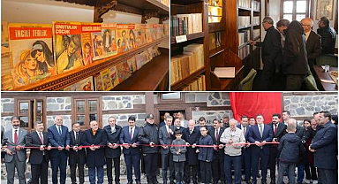 Sahafa dönüştürülen tarihi konak Erzurum'un kültür durağı oldu