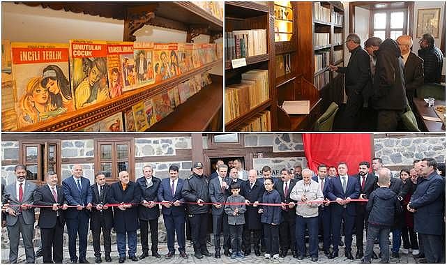 Sahafa dönüştürülen tarihi konak Erzurum'un kültür durağı oldu