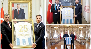 Şampiyonluk sevincini devlet protokolüyle paylaştılar