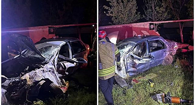 Takla atan otomobilde acı son