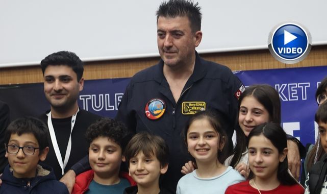 TUSAŞ Baş Test Pilotu Murat Özpala Erzurum’da tecrübelerini anlattı  
