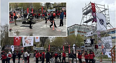 Üniversiteler arası afet spor oyunları tamamlandı