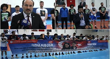 Üniversiteli  öğrencilerden  şehit paramedik  ve öğretmen için  vefa turnuvası