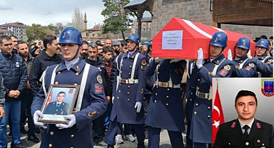 Uzman Çavuş Emrah Türkoğlu, son yolculuğuna uğurlandı