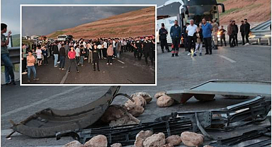 Vatandaşın canına tak edince yolu kapattı!