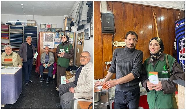 Yeşilay'dan esnafa bağımlılıkla mücadele ziyareti