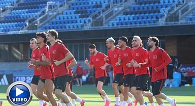 A Milliler Paraguay maçı hazırlıklarını tamamladı   