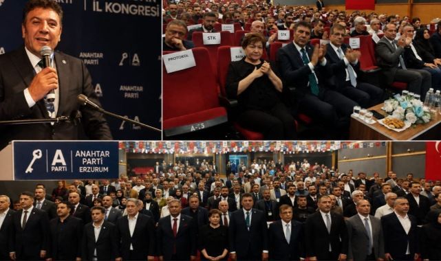 Anahtar Parti Erzurum'da ilk olağan kongresini yaptı