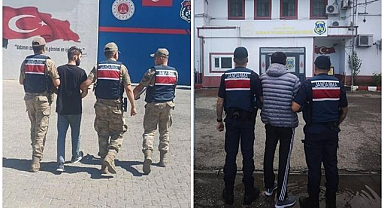 Aranan şahıslar yakayı ele verdi