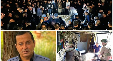 Askeri helikopterle cenaze tahliyesi gerçekleştirildi