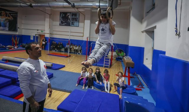 Çocuklar cimnastikle dijital bağımlılıktan uzaklaşıyor