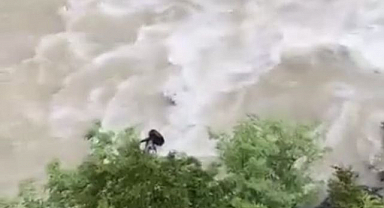 Çoruh Nehri'ne uçtular! Baba ile oğlu aranıyor   